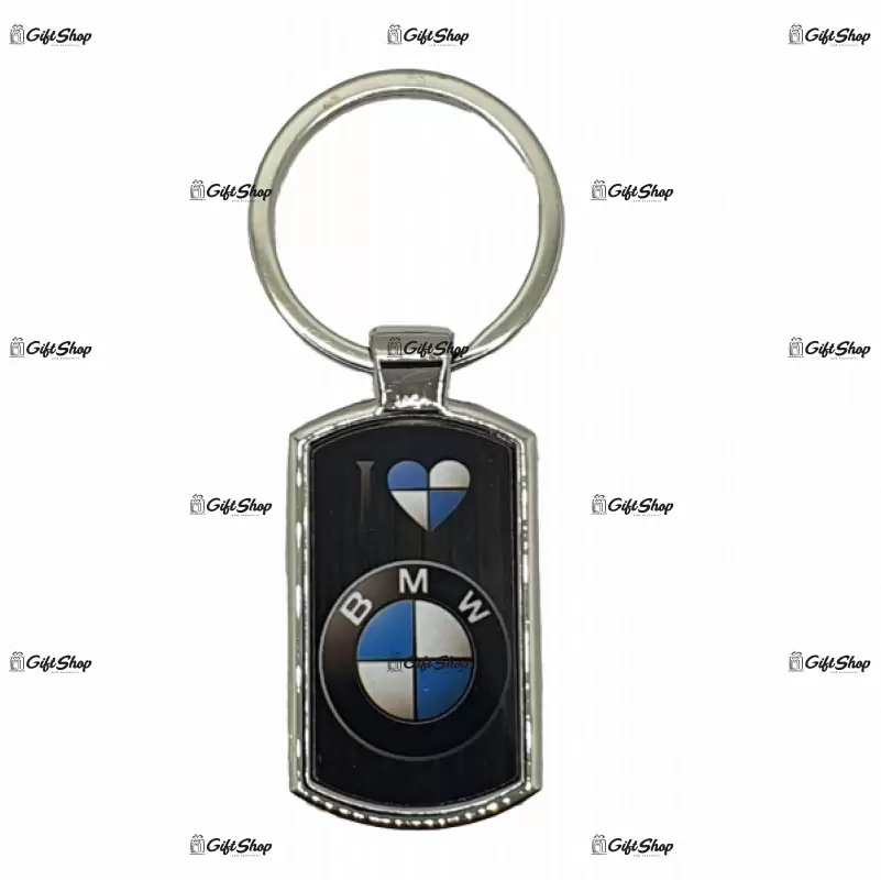 Bmw, breloc din metal cu mesaj